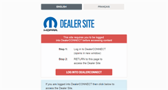 Desktop Screenshot of dealers-mopar.com